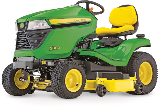 John Deere X380 ride on mower