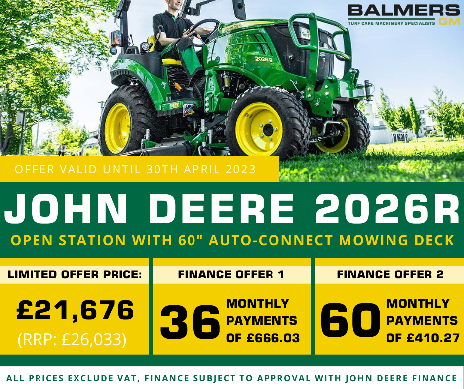 John Deere 2026R - April Offer John Deere 2026R - April Offer