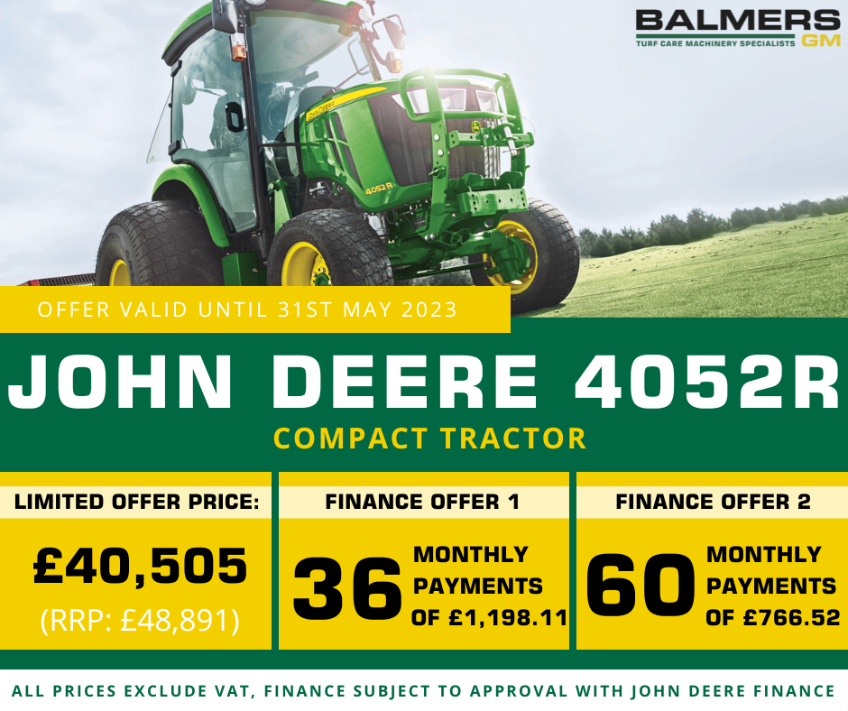 May Offer - John Deere 4052R Compact Tractor