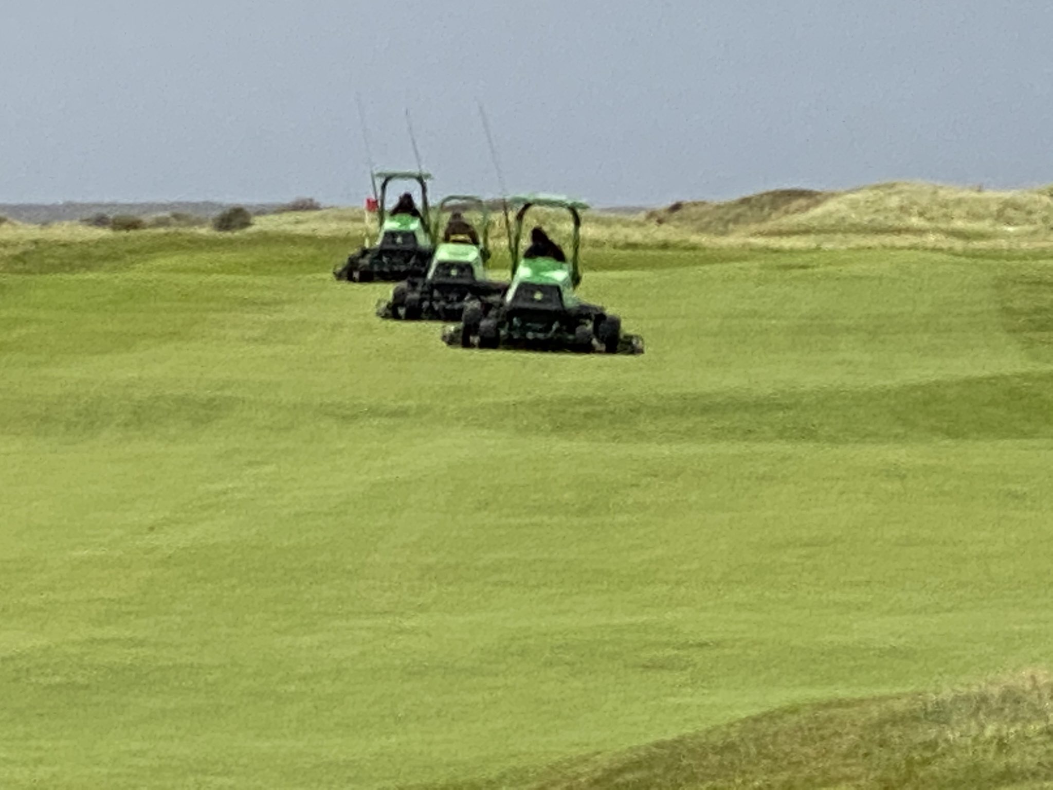 Rain doesn't stop preparations at West Lancs GC