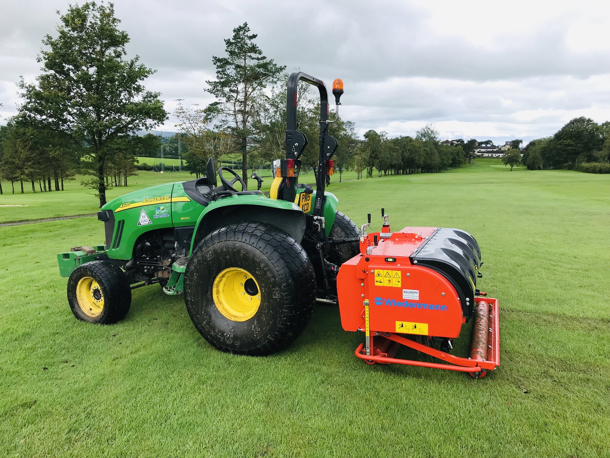 New GXi 8 for Bentham Golf Club New Wiedenmann GXi 8 Terra Spike Aerator Golf