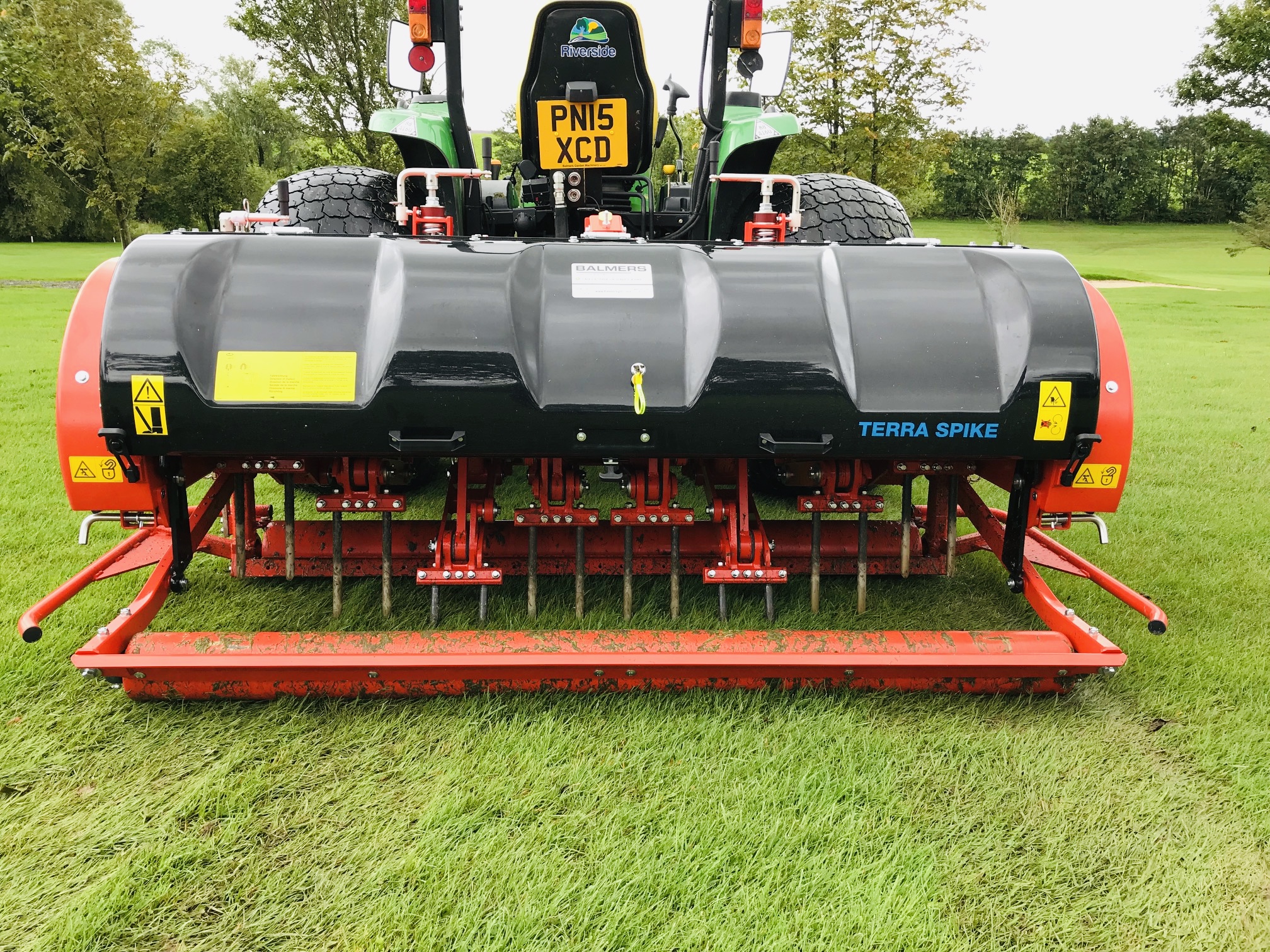 New GXi 8 for Bentham Golf Club New Wiedenmann GXi 8 Terra Spike Aerator Golf