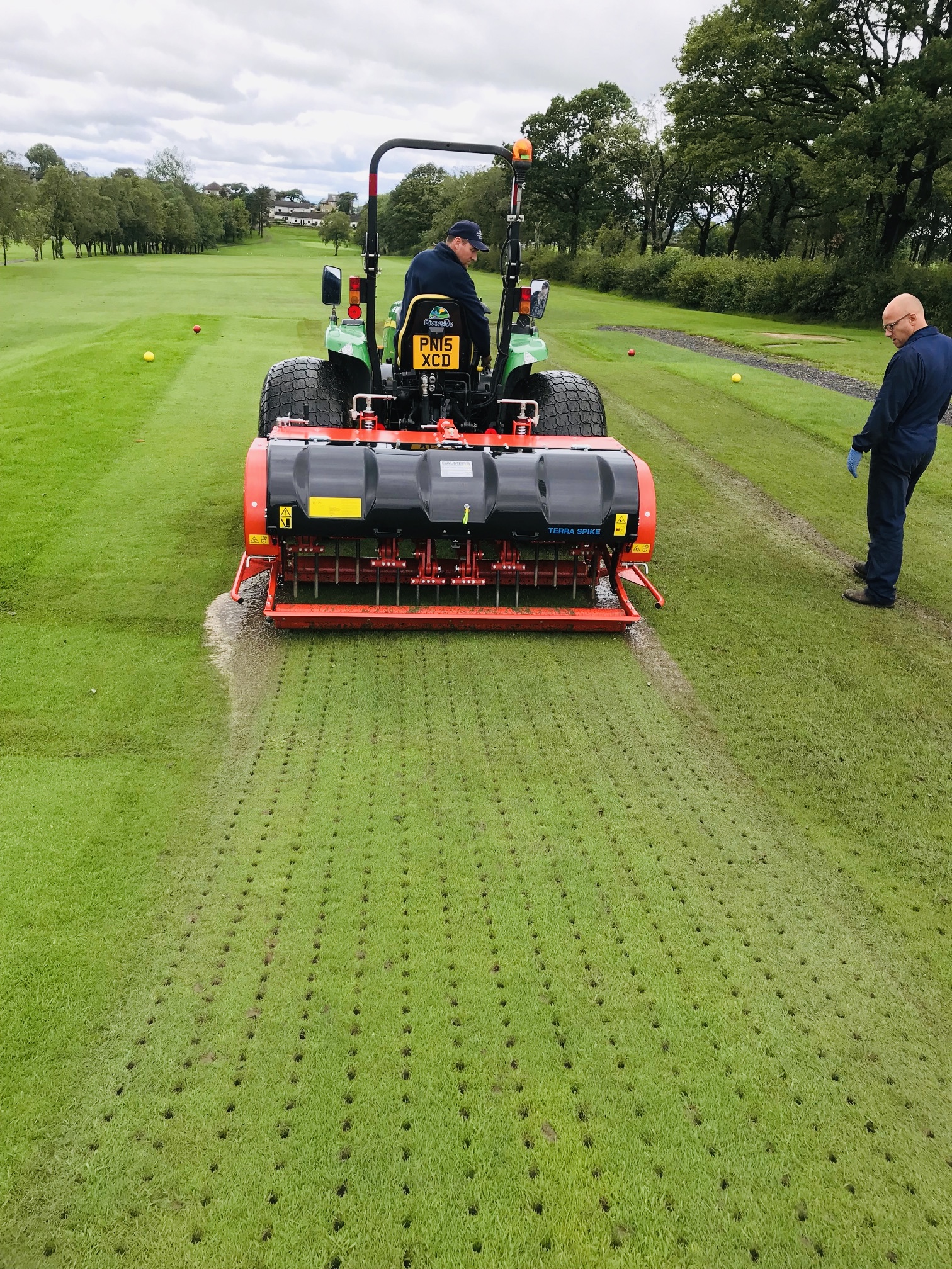 New GXi 8 for Bentham Golf Club New Wiedenmann GXi 8 Terra Spike Aerator Golf