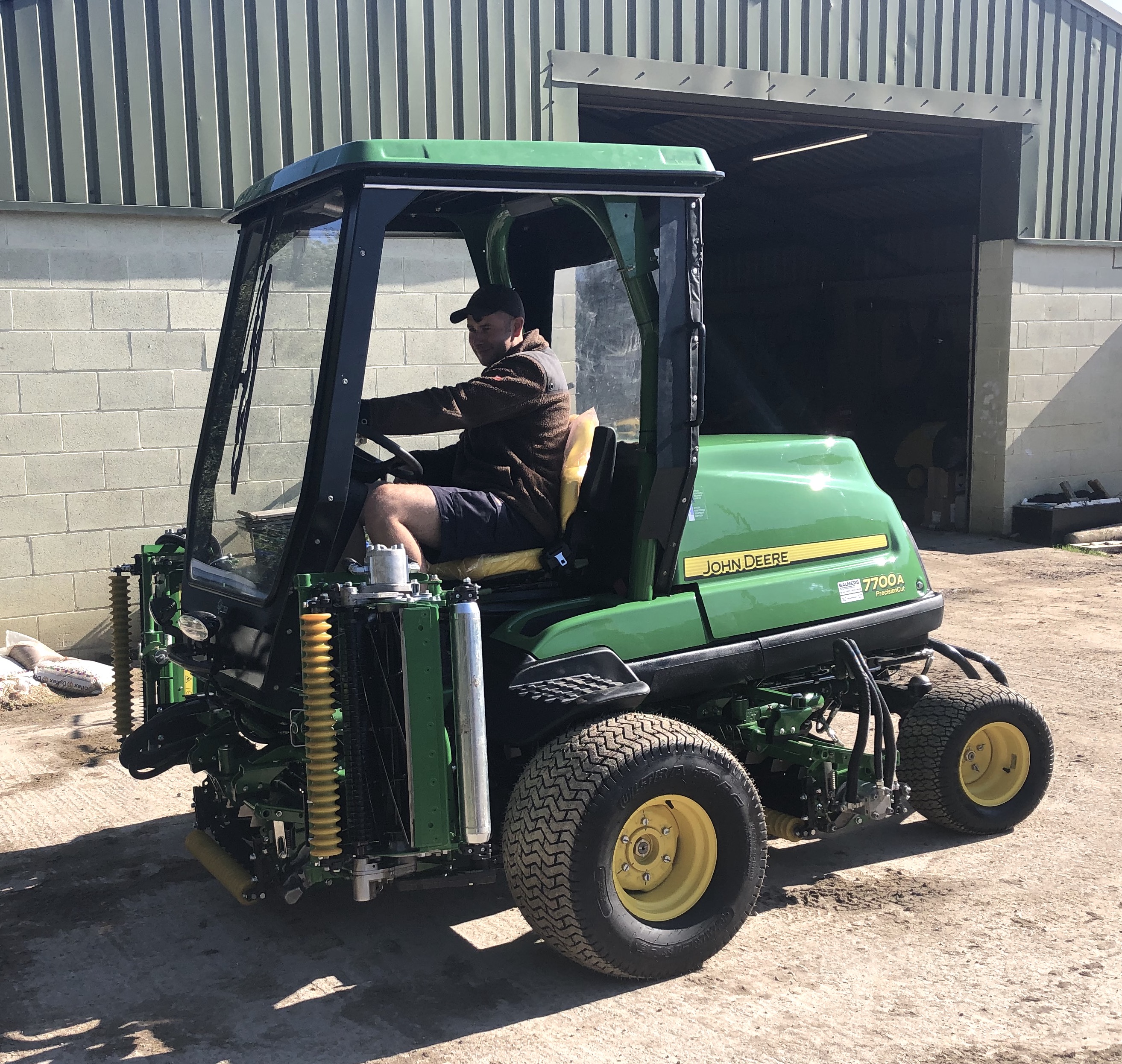 New John Deere 7700A fairway mower for Scarcroft GC New John Deere 7700A fairway mower for Scarcroft GC