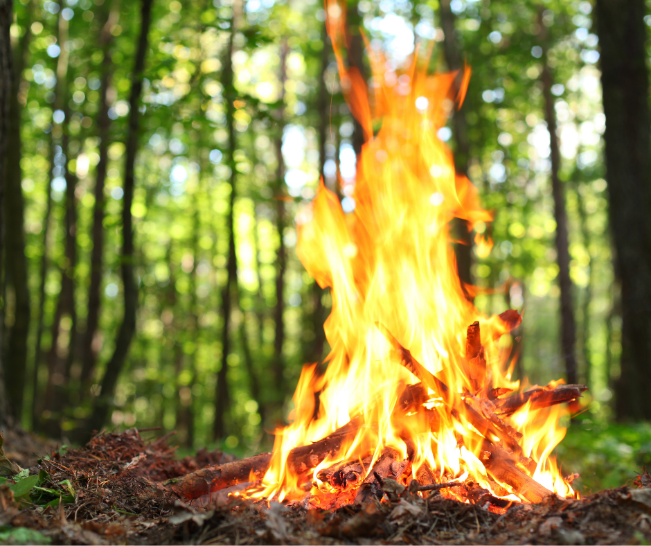 How to build a bonfire!