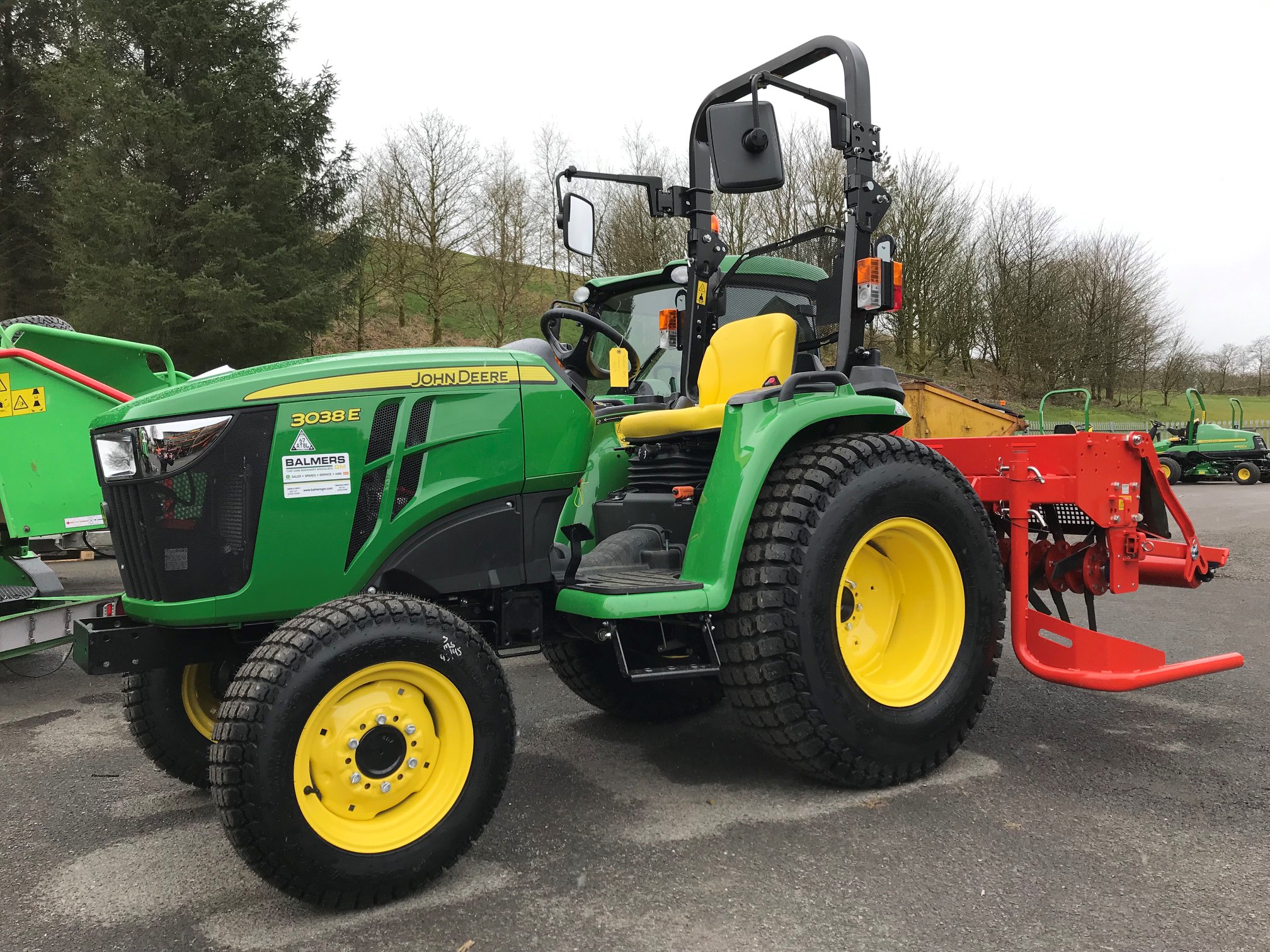 A new John Deere 3038E & Wiedenmann Slitter Combo