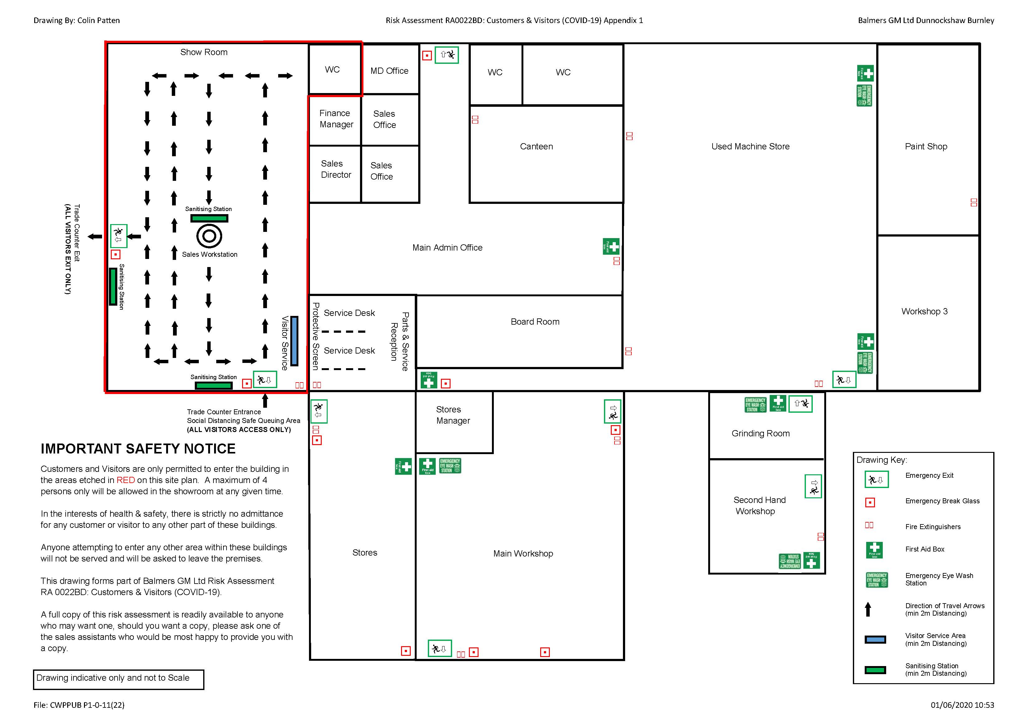Burnley Depot site layout plan