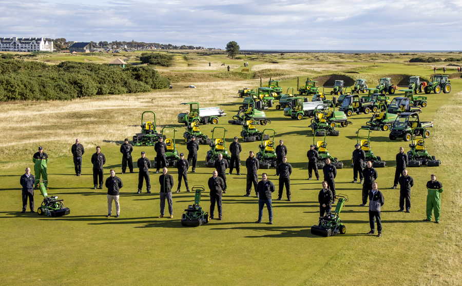 Carnoustie Golf Links announces partnership with John Deere and Rain Bird 