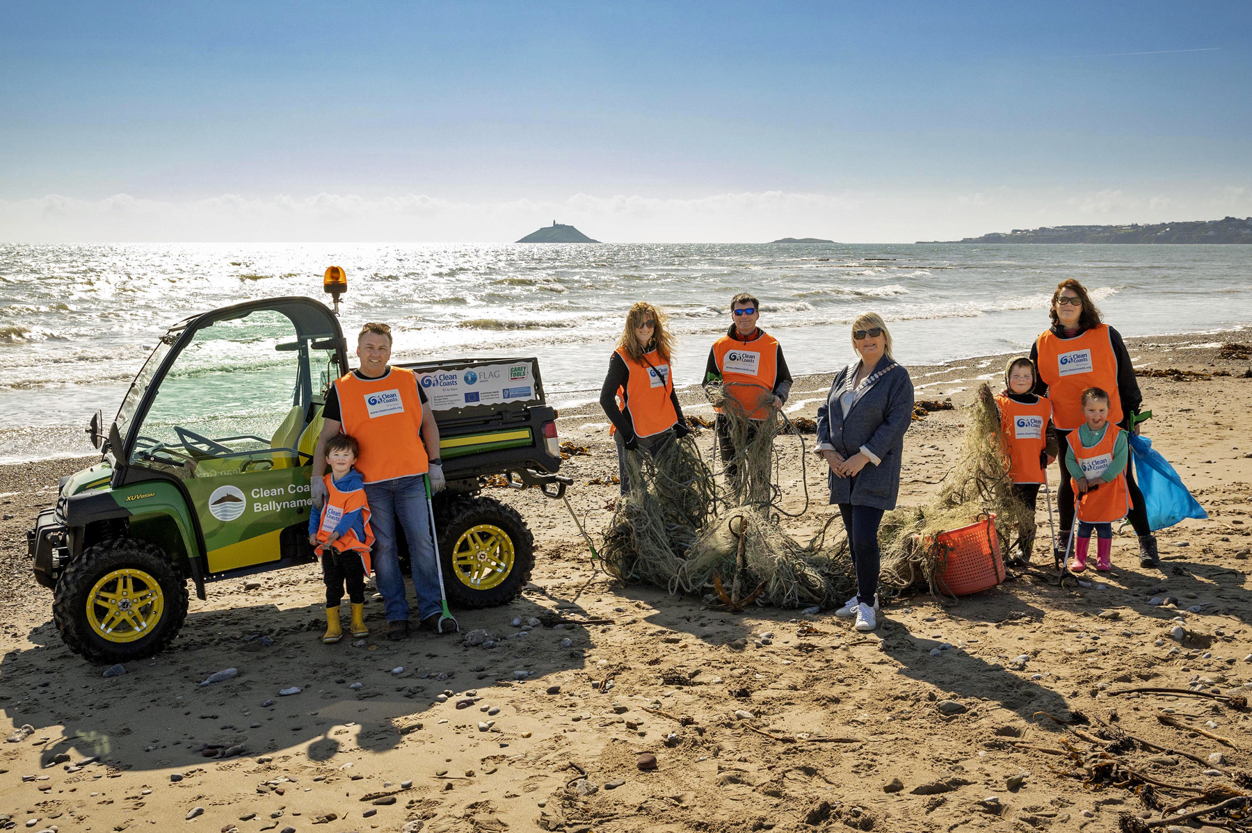 John Deere Gator helps keep the coast clean!