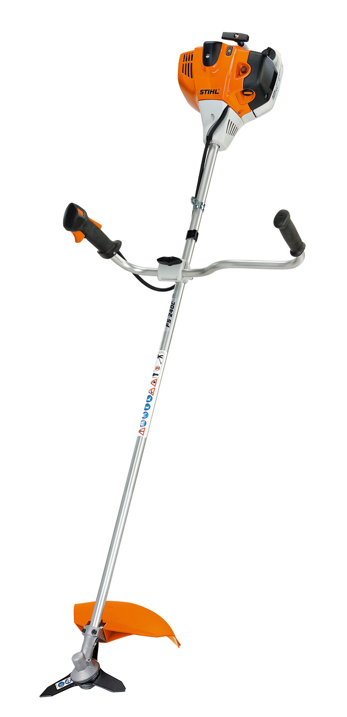 Stihl FS 240 C-E petrol brush-cutter with blade