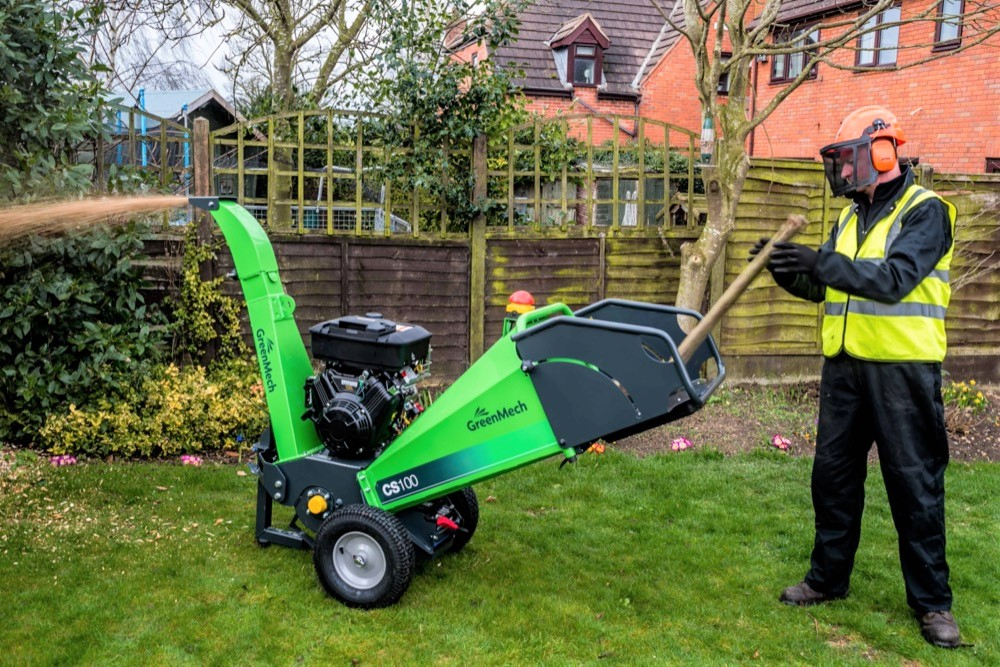 Greenmech CS 100 Petrol Wood Chipper