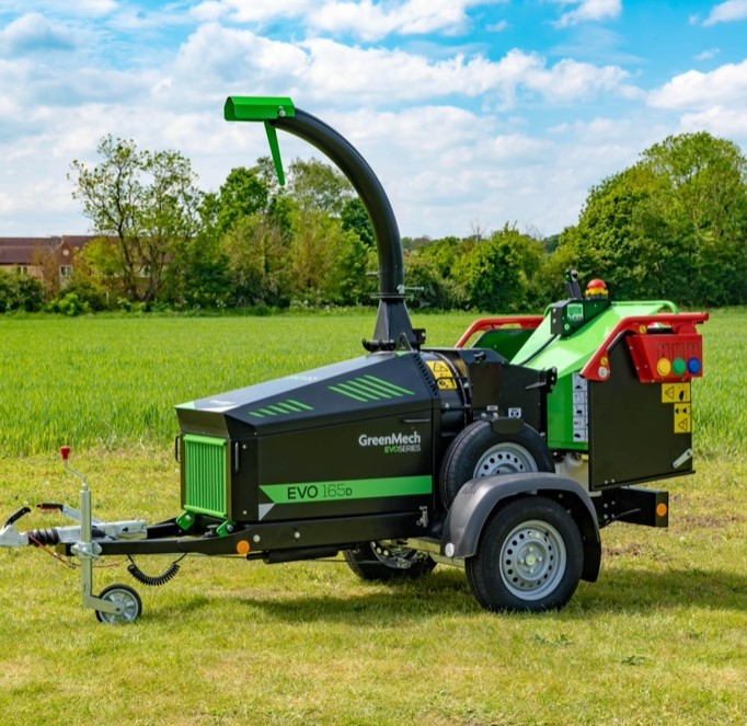 Greenmech EVO 165D 6.5" diesel wood chipper Greenmech EVO 165D 6.5" diesel wood chipper