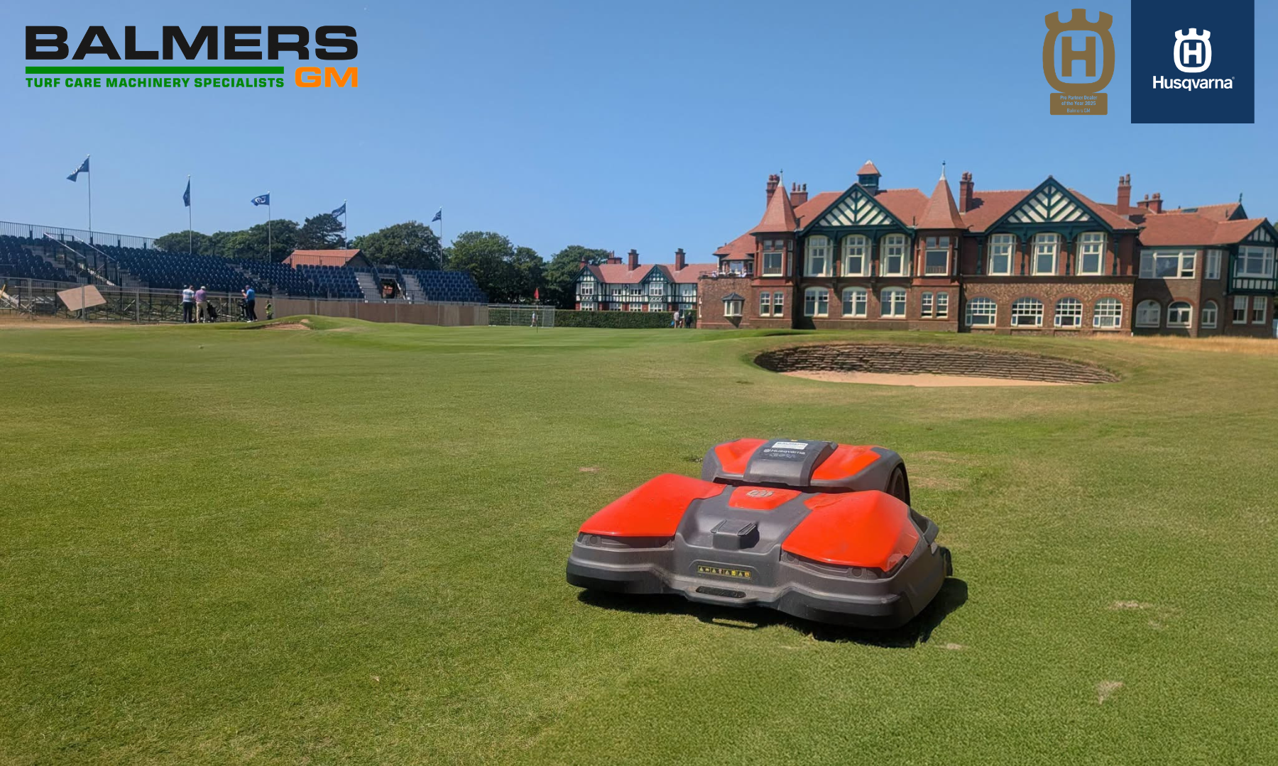 Royal Lytham & St Annes Selects Husqvarna Autonomous Mowing Technology with Balmers GM