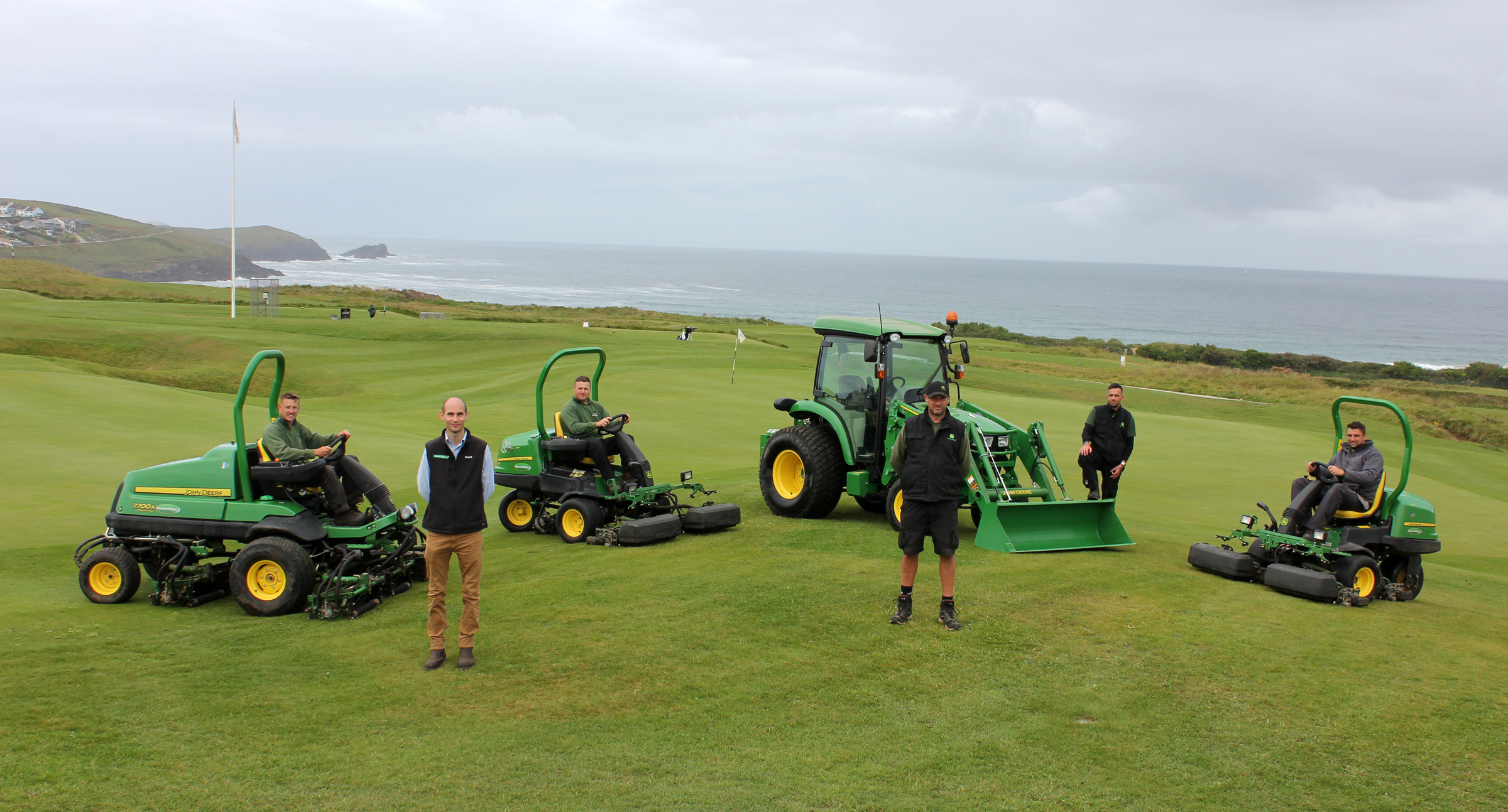 John Deere golf machinery for Newquay Golf Club