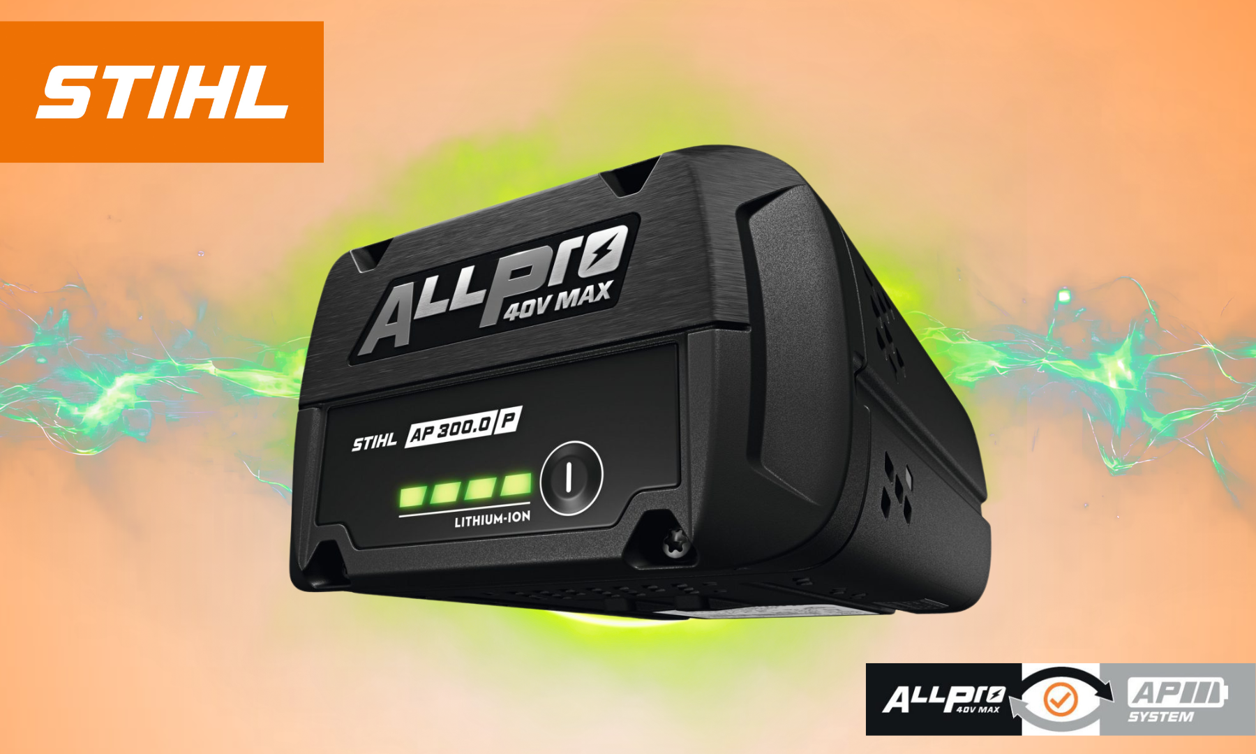 STIHL ALLPRO Battery System: Maximum Power for Professional Use