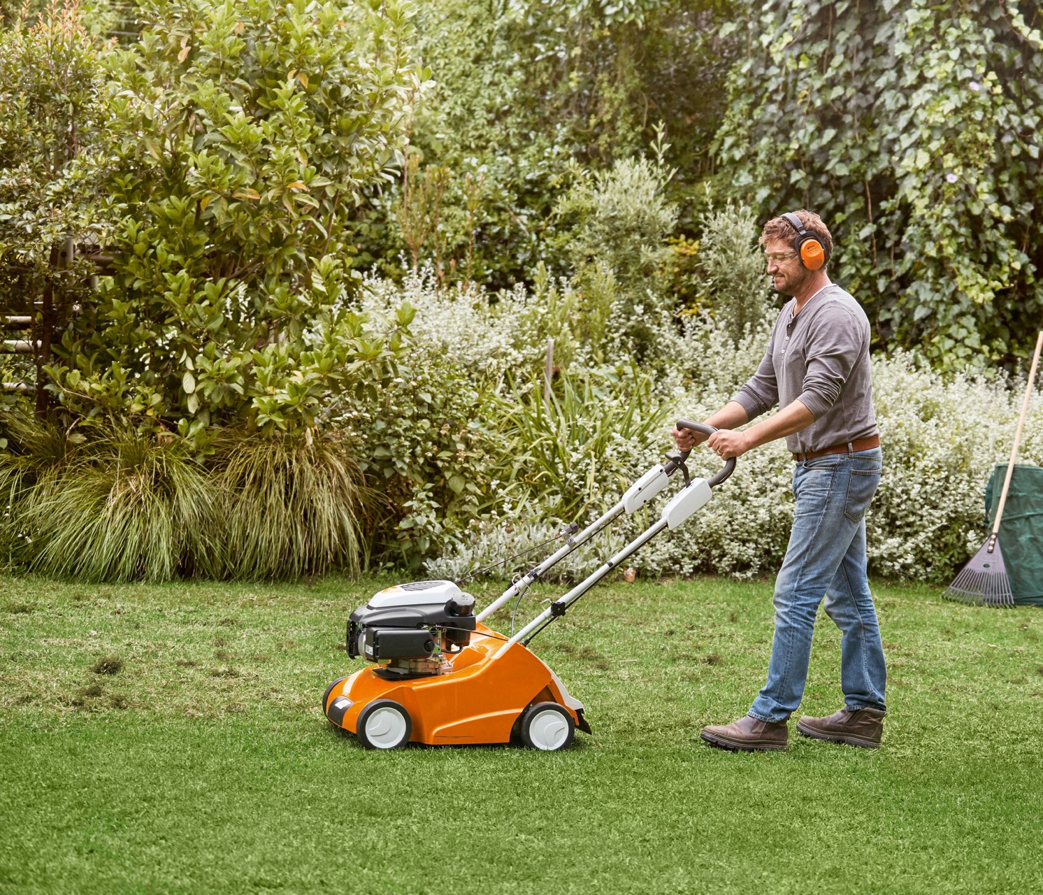 Scarifying Stihl Petrol Scarifier Battery Scarifier Cordless Scarifier