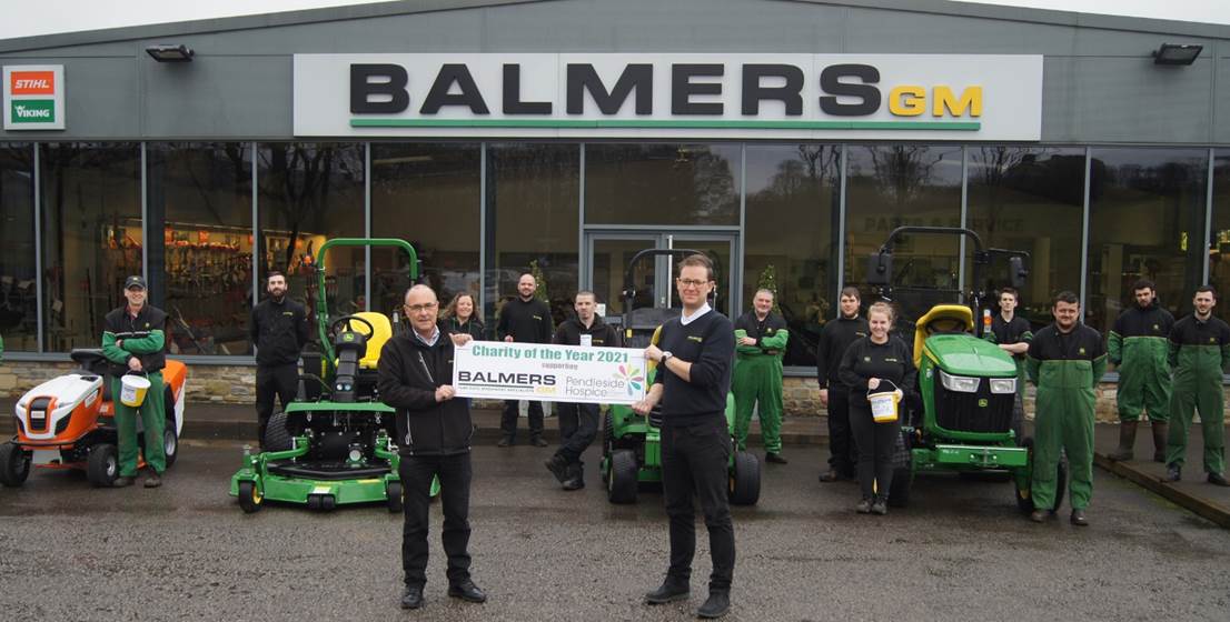  Employees at Balmers have chosen Pendleside as their Charity of the year 2021