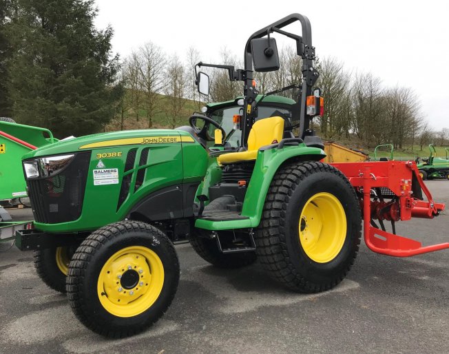 A new John Deere 3038E &amp; Wiedenmann Slitter Combo