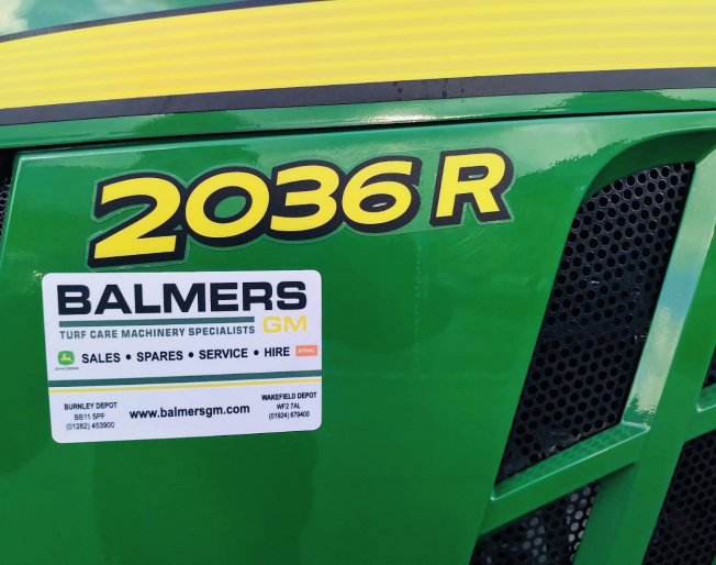 A new John Deere 2036R for South Yorkshire