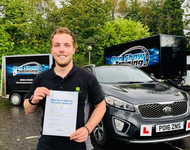 First time pass for Kristian!