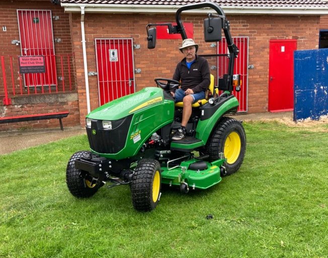 John Deere Compact Tractor for Maltby Main FC