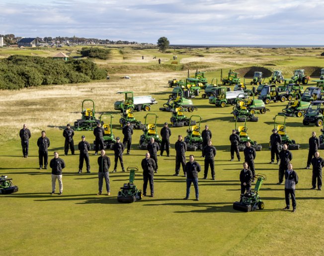Carnoustie Golf Links announces partnership with John Deere and Rain Bird