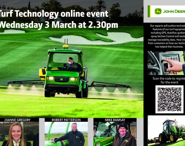 John Deere Turf Technology Online Event