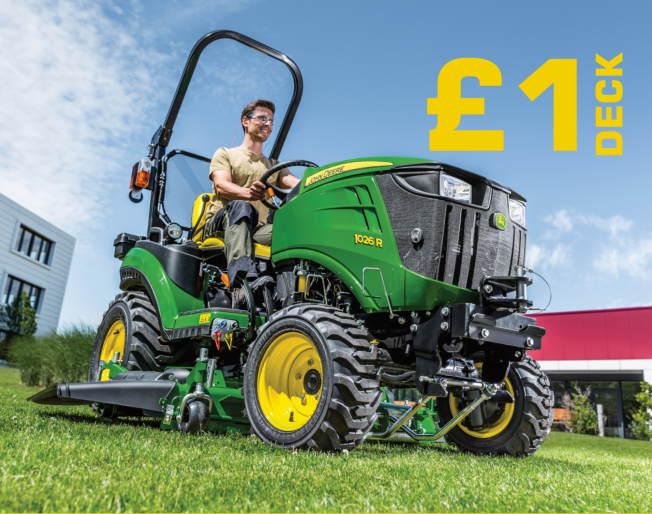 The John Deere 1026R £1 Deck Deal is Back!