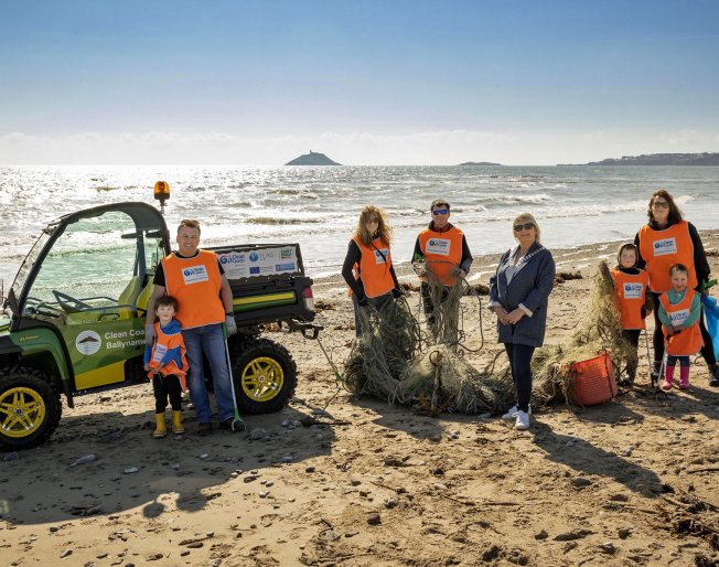 John Deere Gator helps keep the coast clean!