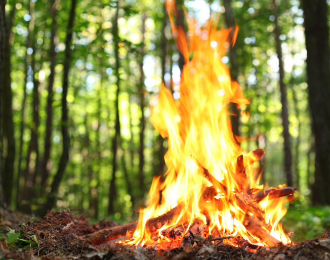 How to build a bonfire!