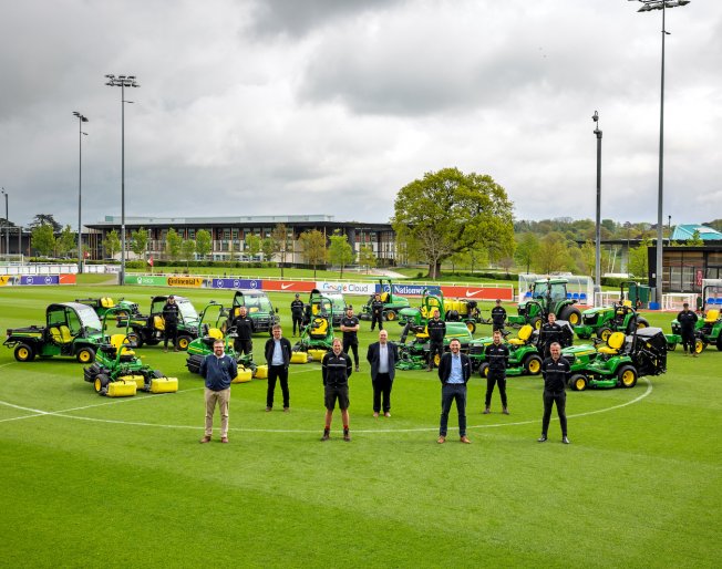 Great expectations: presenting world-class football pitches at St George's Park