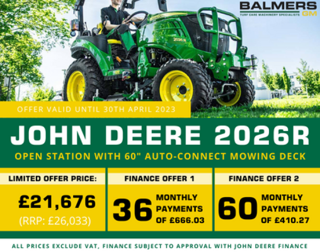 John Deere 2026R - April Offer