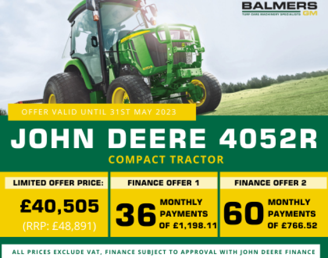 May Offer - John Deere 4052R Compact Tractor