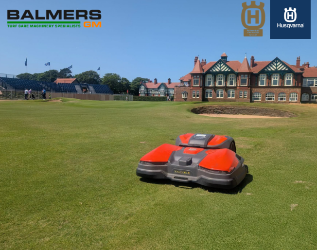 Royal Lytham &amp; St Annes Selects Husqvarna Autonomous Mowing Technology with Balmers GM