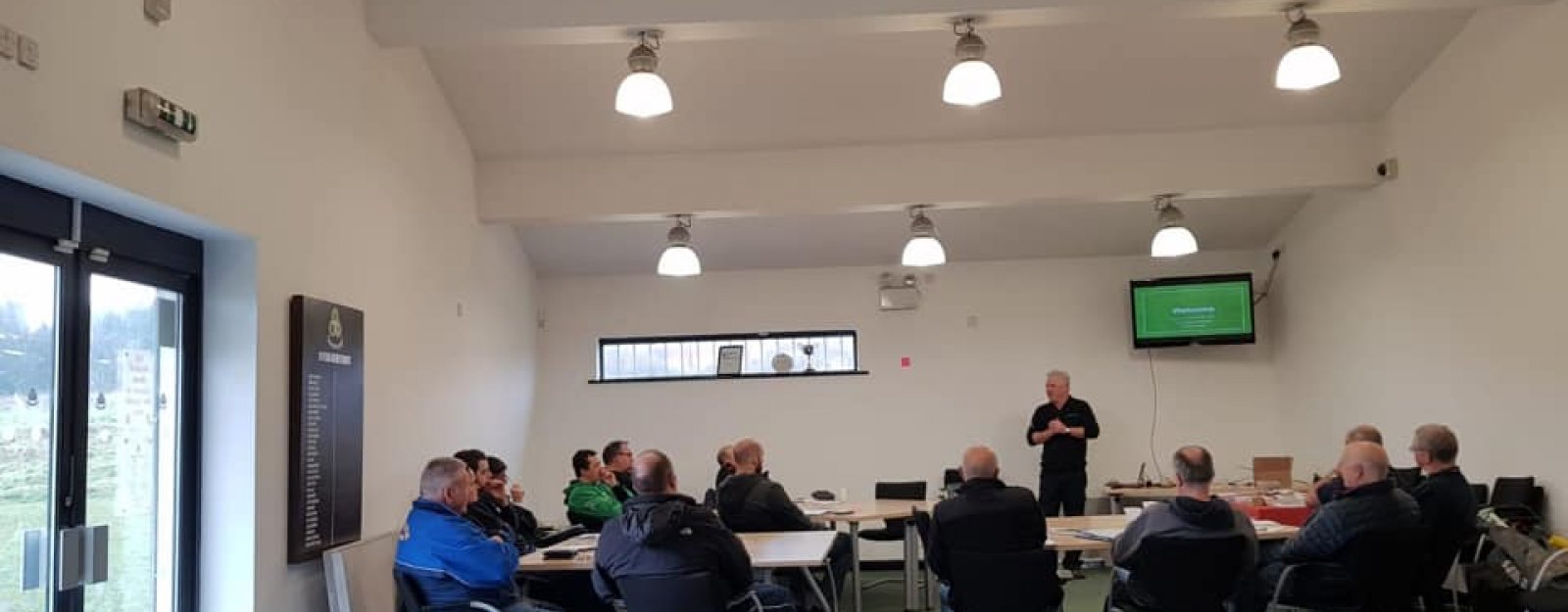 Balmers GM provide demo kit for the IOG L1 Winter Pitch Course Balmers GM provide demo kit for the IOG L1 Winter Pitch Course