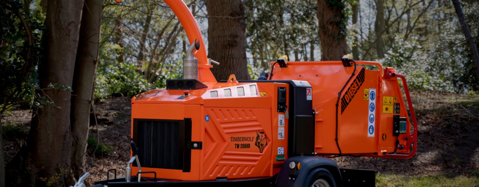 Timberwolf launches new TW 280HB diesel wood chipper Timberwolf launches new TW 280HB diesel wood chipper