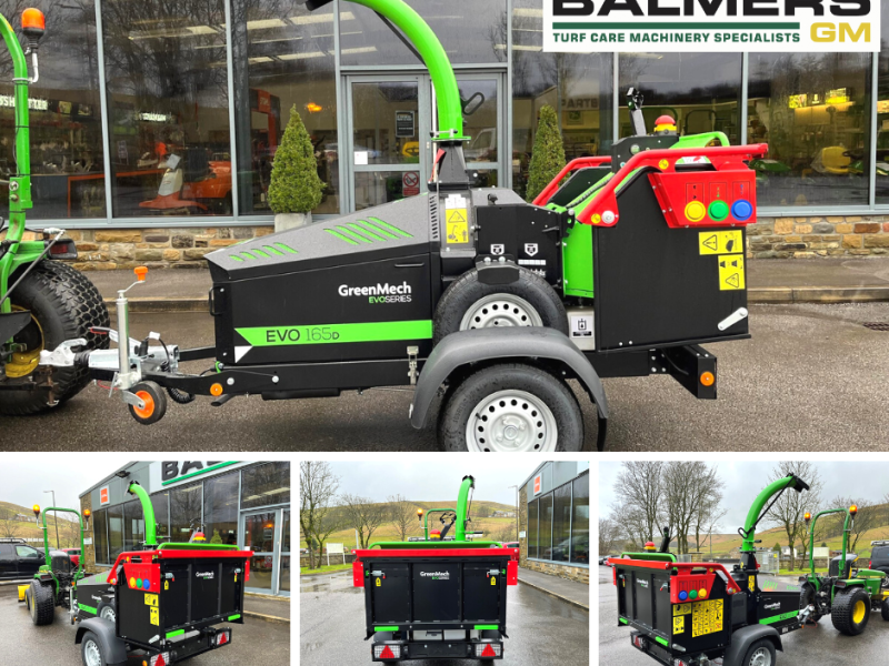 New Greenmech EVO165D Woodchipper