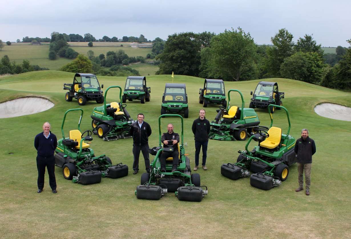 John Deere golf and turf machinery