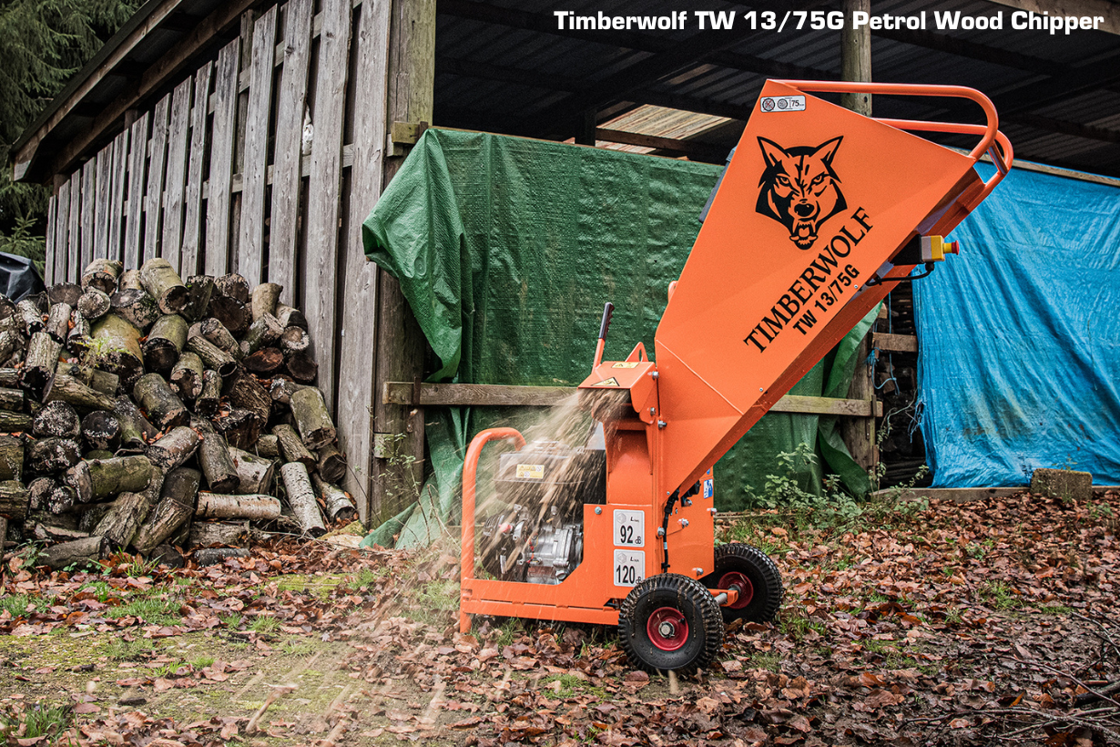 Timberwolf TW 13/75G Petrol Wood Chipper