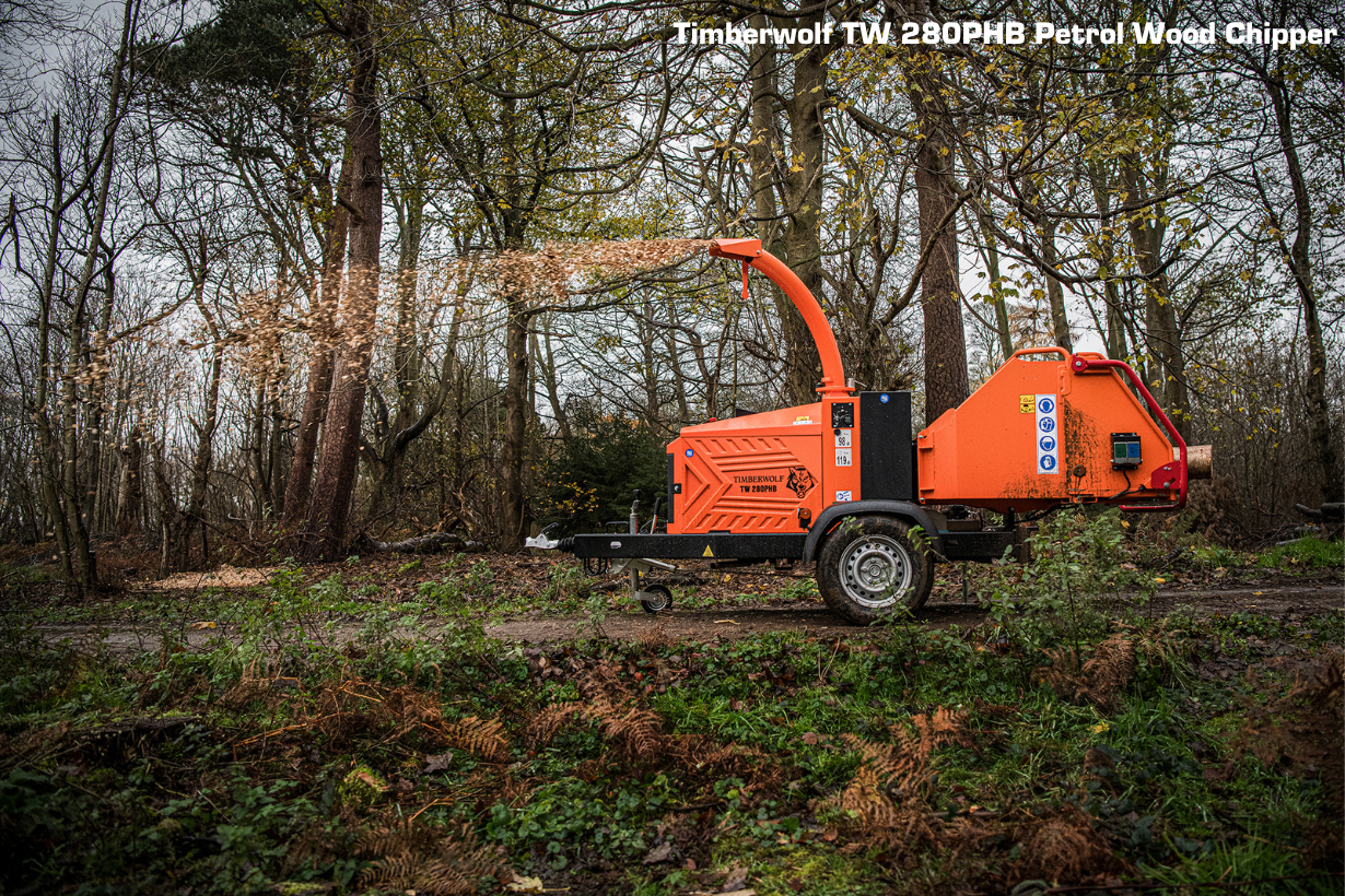 Timberwolf TW 280PHB Petrol Wood Chipper