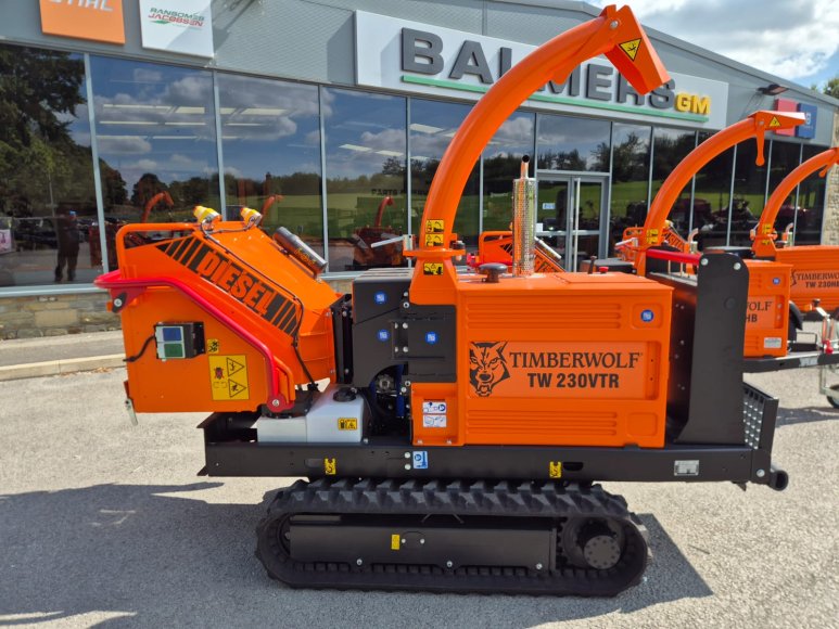 Timberwolf TW 230 VTR Diesel Variable Tracked Wood Chipper 