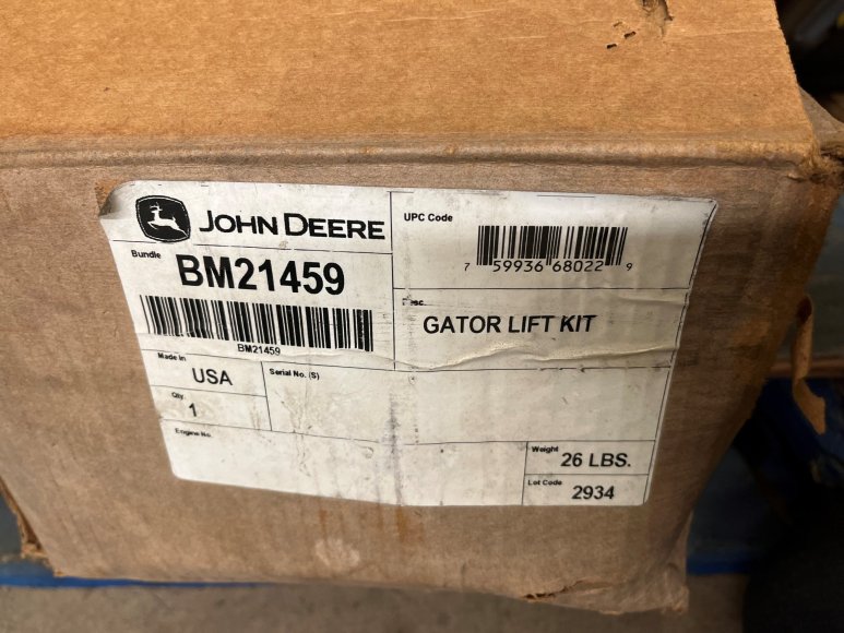 John Deere Gator Front Implement Lift Kit BM21459