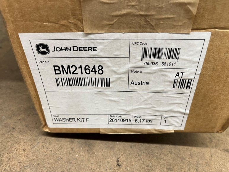 John Deere Gator Windshield Washer Kit BM21648 