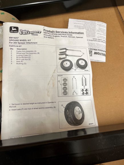 John Deere HD200 Sprayer Stand Kit BTC10063