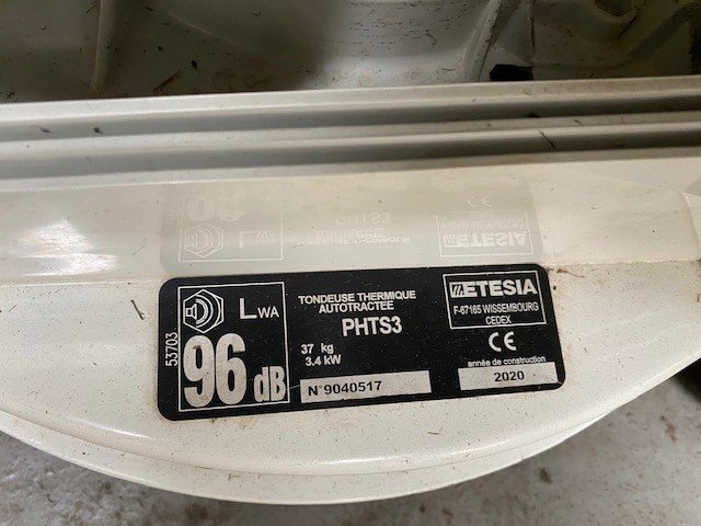 Ex Demo Etesia PHTS3 Mower